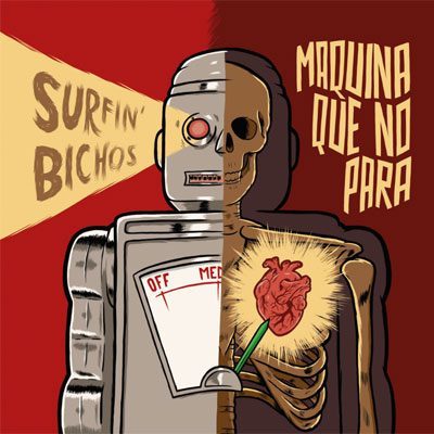 Portada de Máquina que no para de Surfin' Bichos
