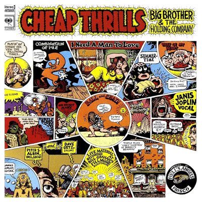 Portada de Cheap thrills de Big Brother and The Holding Company